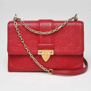 Louis Vuitton Scarlet Monogram Empreinte Leather Saint Sulpice PM Bag